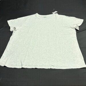 Old Navy NWT Relaxed Fit Tee Womens Everyday XL Tall Short Sleeve Crew Neck Gray
